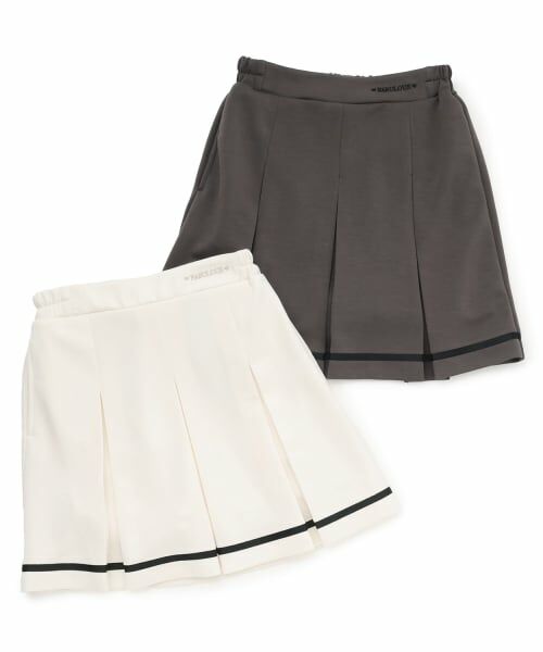 Pupil House / ピューピルハウス ショート・ハーフ・半端丈パンツ | 【milky coast】ボックスプリーツスカート | 詳細7