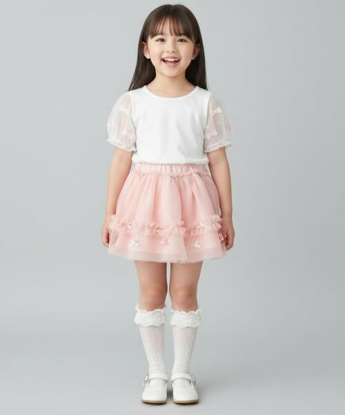 Pupil House / ピューピルハウス ミニ・ひざ丈スカート | チュールスカート | 詳細10