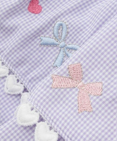 Pupil House / ピューピルハウス ショート・ハーフ・半端丈パンツ | ギンガムチェックガーリーモチーフキュロット | 詳細5