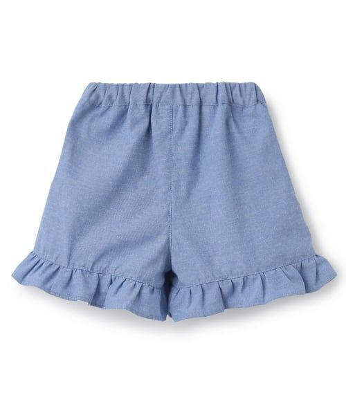 Pupil House / ピューピルハウス ショート・ハーフ・半端丈パンツ | 裾フリルさくらんぼ刺しゅうショートパンツ | 詳細1