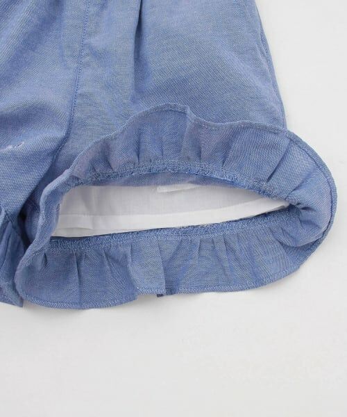 Pupil House / ピューピルハウス ショート・ハーフ・半端丈パンツ | 裾フリルさくらんぼ刺しゅうショートパンツ | 詳細5