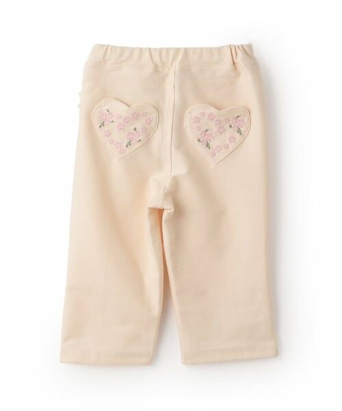 Pupil House / ピューピルハウス その他パンツ | サクラ刺しゅうデニムパンツ | 詳細1