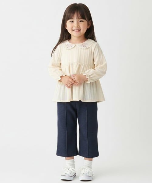 Pupil House / ピューピルハウス その他パンツ | サクラ刺しゅうデニムパンツ | 詳細14