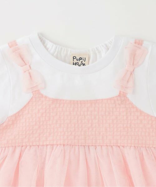 Pupil House / ピューピルハウス その他トップス | さくらんぼ刺しゅうドッキングチュニック | 詳細2