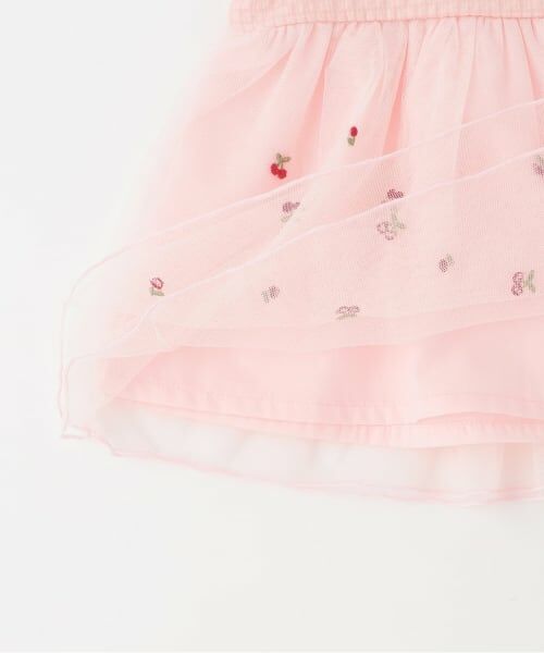Pupil House / ピューピルハウス その他トップス | さくらんぼ刺しゅうドッキングチュニック | 詳細5