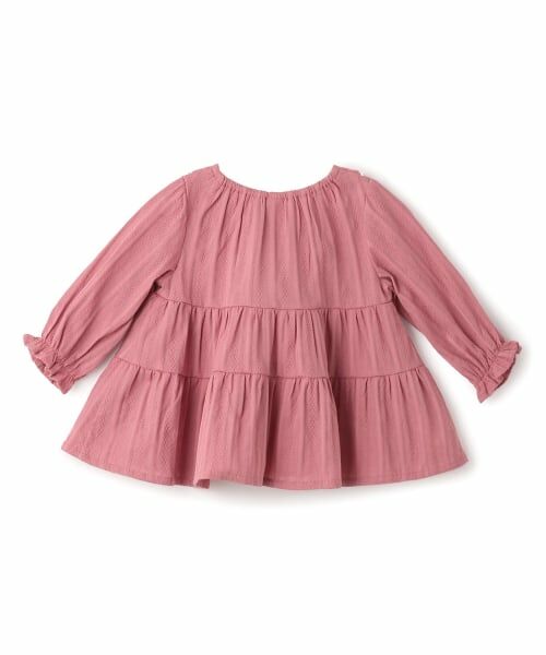 Pupil House / ピューピルハウス シャツ・ブラウス | サクラ刺しゅう衿フリルカットブラウス | 詳細1