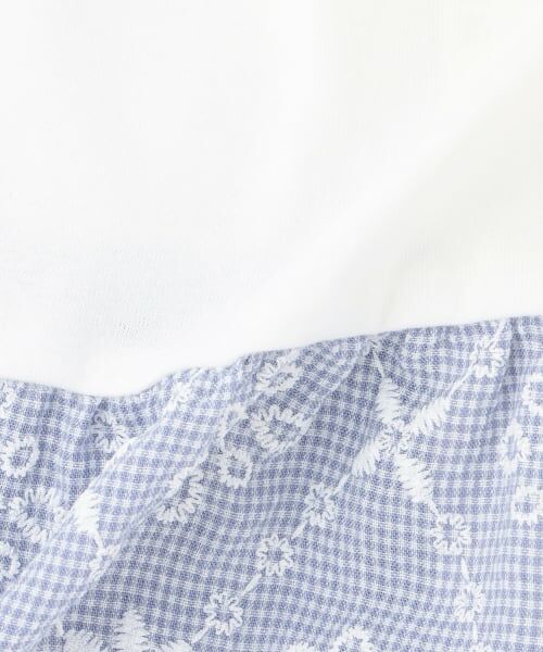 Pupil House / ピューピルハウス Tシャツ | ギンガムチェック刺しゅうレースセットアップ | 詳細10