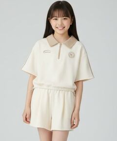 Pupil House / ピューピルハウス Tシャツ | 【milkycoast】ハーフジップ袖ラインセットアップ