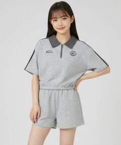 Pupil House / ピューピルハウス Tシャツ | 【milkycoast】ハーフジップ袖ラインセットアップ