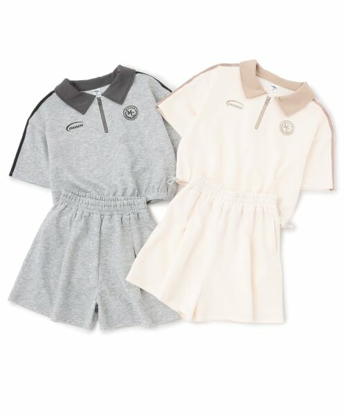 Pupil House / ピューピルハウス Tシャツ | 【milkycoast】ハーフジップ袖ラインセットアップ | 詳細12