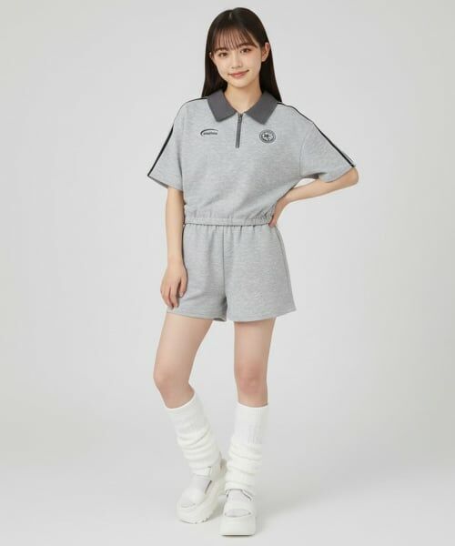 Pupil House / ピューピルハウス Tシャツ | 【milkycoast】ハーフジップ袖ラインセットアップ | 詳細15