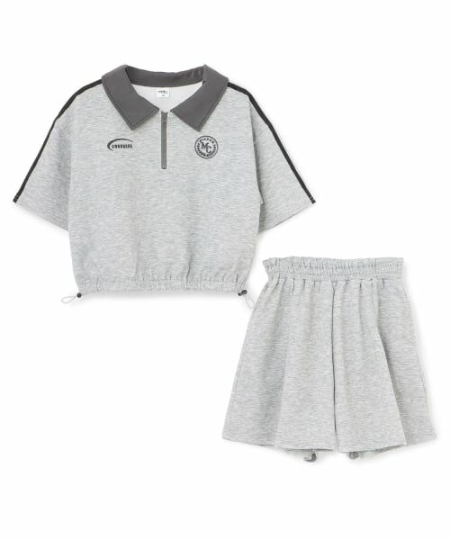 Pupil House / ピューピルハウス Tシャツ | 【milkycoast】ハーフジップ袖ラインセットアップ | 詳細2