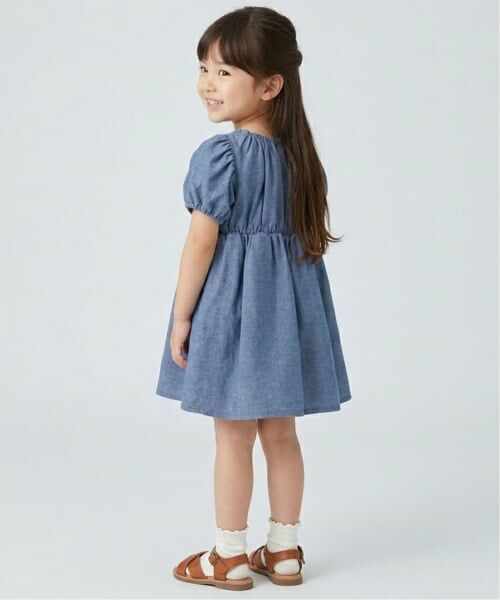 Pupil House / ピューピルハウス ミニ丈・ひざ丈ワンピース | 胸ハート刺しゅうワンピース | 詳細14