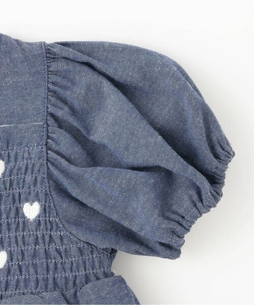 Pupil House / ピューピルハウス ミニ丈・ひざ丈ワンピース | 胸ハート刺しゅうワンピース | 詳細3