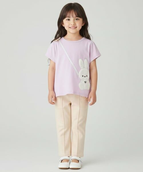 Pupil House / ピューピルハウス Tシャツ | ウサギポシェットモチーフTシャツ | 詳細10