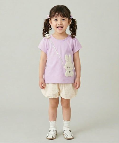 Pupil House / ピューピルハウス Tシャツ | ウサギポシェットモチーフTシャツ | 詳細12