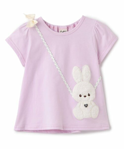 Pupil House / ピューピルハウス Tシャツ | ウサギポシェットモチーフTシャツ | 詳細8