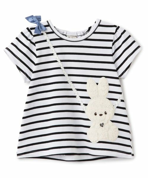 Pupil House / ピューピルハウス Tシャツ | ウサギポシェットモチーフTシャツ | 詳細9