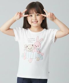 Pupil House / ピューピルハウス Tシャツ | 【990★ITEM】ねこ・うさぎガーリーアソートTシャツ