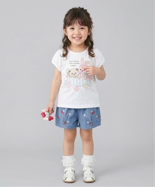 Pupil House / ピューピルハウス Tシャツ | 【990★ITEM】ねこ・うさぎガーリーアソートTシャツ | 詳細14