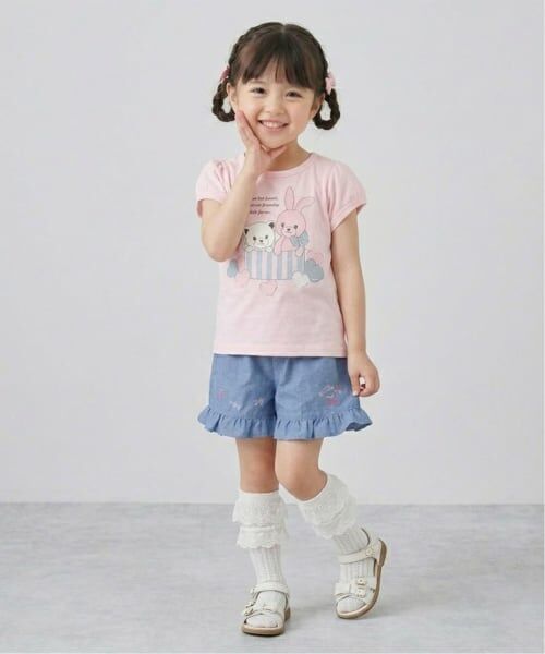 Pupil House / ピューピルハウス Tシャツ | 【990★ITEM】ねこ・うさぎガーリーアソートTシャツ | 詳細15