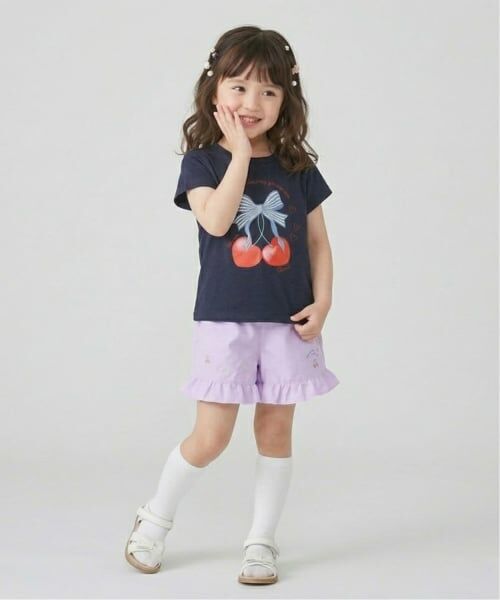 Pupil House / ピューピルハウス Tシャツ | 【990★ITEM】フロントリボン・さくらんぼモチーフTシャツ | 詳細13