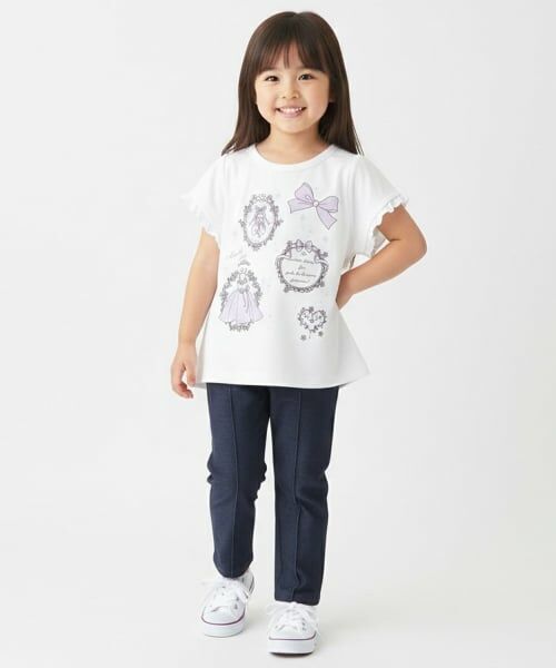 Pupil House / ピューピルハウス Tシャツ | 【990★ITEM】バレエモチーフ袖フリルTシャツ | 詳細12