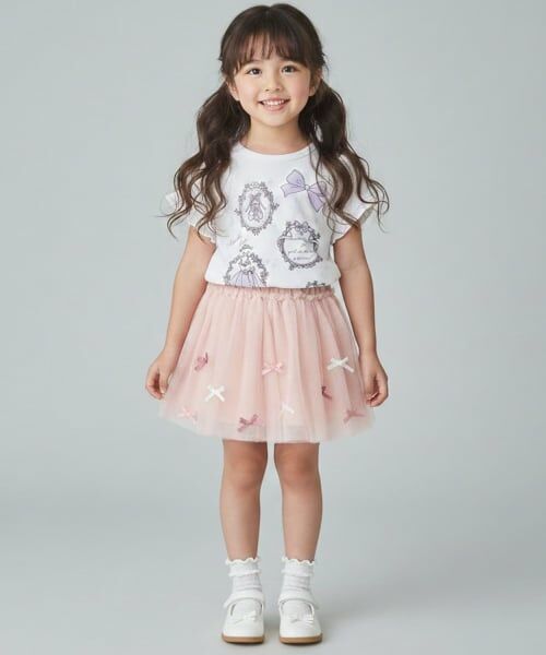 Pupil House / ピューピルハウス Tシャツ | 【990★ITEM】バレエモチーフ袖フリルTシャツ | 詳細13