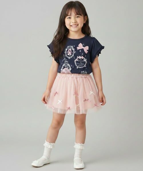 Pupil House / ピューピルハウス Tシャツ | 【990★ITEM】バレエモチーフ袖フリルTシャツ | 詳細16