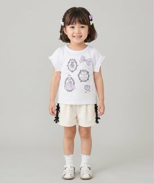 Pupil House / ピューピルハウス Tシャツ | 【990★ITEM】バレエモチーフ袖フリルTシャツ | 詳細17