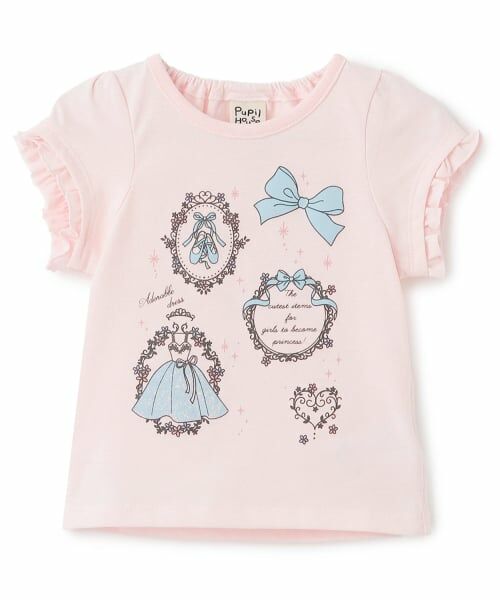 Pupil House / ピューピルハウス Tシャツ | 【990★ITEM】バレエモチーフ袖フリルTシャツ | 詳細7