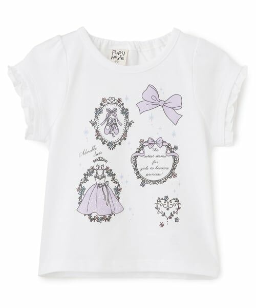 Pupil House / ピューピルハウス Tシャツ | 【990★ITEM】バレエモチーフ袖フリルTシャツ | 詳細8