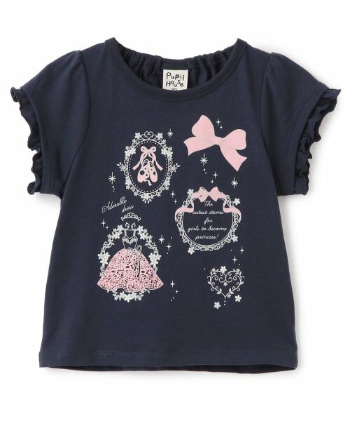 Pupil House / ピューピルハウス Tシャツ | 【990★ITEM】バレエモチーフ袖フリルTシャツ | 詳細9