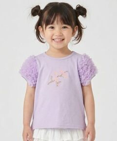 Pupil House / ピューピルハウス Tシャツ | サクラ肩フリル半袖Tシャツ
