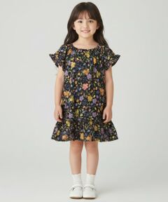 Pupil House / ピューピルハウス ミニ丈・ひざ丈ワンピース | ニュアンス花柄ワンピース