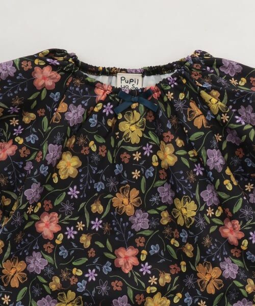 Pupil House / ピューピルハウス ミニ丈・ひざ丈ワンピース | ニュアンス花柄ワンピース | 詳細2