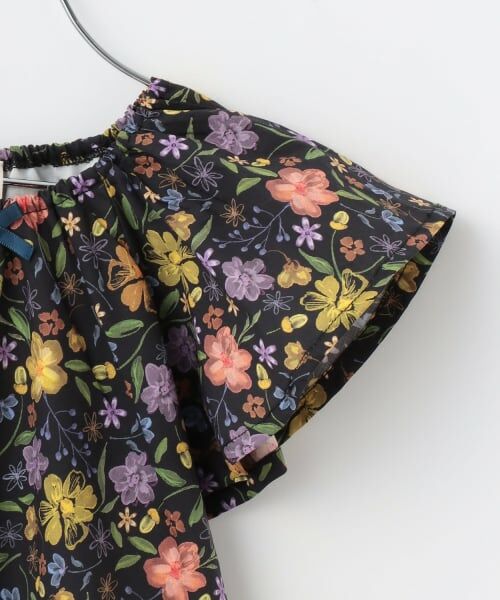 Pupil House / ピューピルハウス ミニ丈・ひざ丈ワンピース | ニュアンス花柄ワンピース | 詳細3