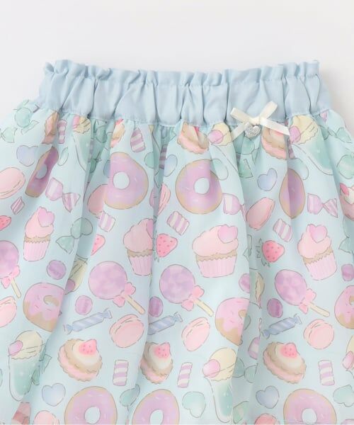 Pupil House / ピューピルハウス ミニ・ひざ丈スカート | オリジナルプリントシフォンスカート | 詳細2