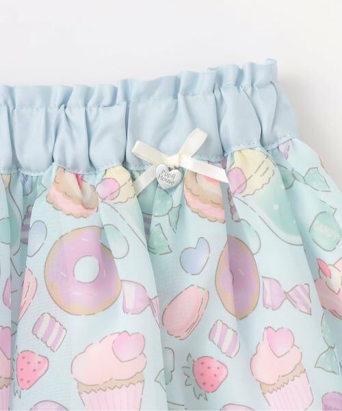 Pupil House / ピューピルハウス ミニ・ひざ丈スカート | オリジナルプリントシフォンスカート | 詳細3