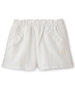 Pupil House / ピューピルハウス ショート・ハーフ・半端丈パンツ | フリルポケットキュロット