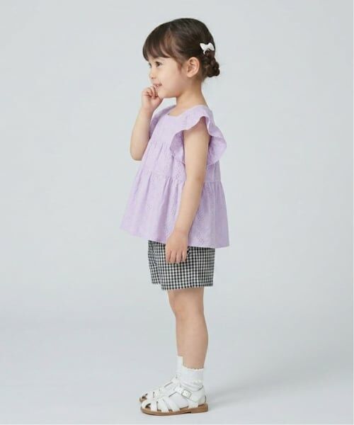 Pupil House / ピューピルハウス ショート・ハーフ・半端丈パンツ | フリルポケットキュロット | 詳細13