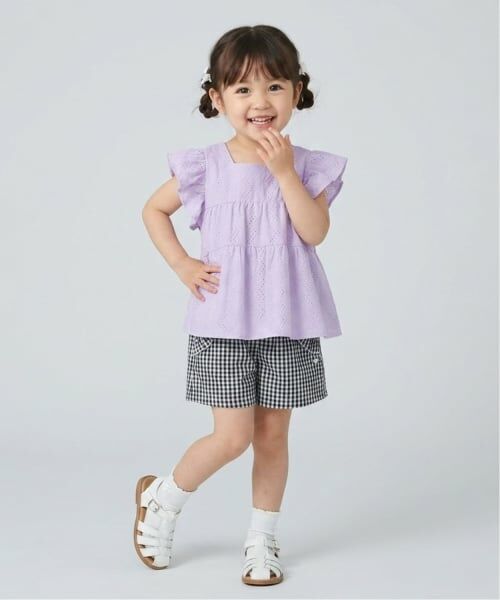 Pupil House / ピューピルハウス ショート・ハーフ・半端丈パンツ | フリルポケットキュロット | 詳細15