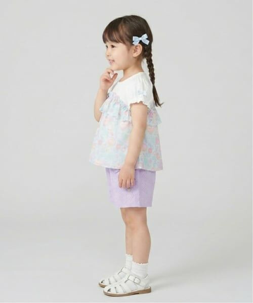 Pupil House / ピューピルハウス ショート・ハーフ・半端丈パンツ | フリルポケットキュロット | 詳細18