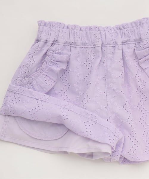 Pupil House / ピューピルハウス ショート・ハーフ・半端丈パンツ | フリルポケットキュロット | 詳細6
