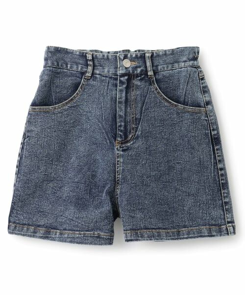 Pupil House / ピューピルハウス ショート・ハーフ・半端丈パンツ | 【milky coast】ロゴ刺しゅう デニムショートパンツ | 詳細9