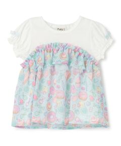 Pupil House / ピューピルハウス Tシャツ | オリジナルプリントシフォンドッキングTシャツ