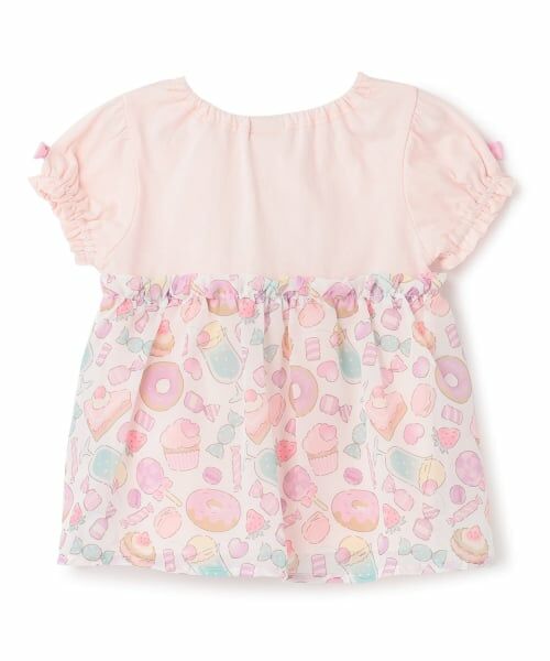 Pupil House / ピューピルハウス Tシャツ | オリジナルプリントシフォンドッキングTシャツ | 詳細1