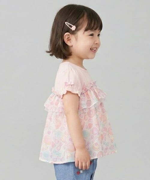 Pupil House / ピューピルハウス Tシャツ | スイーツモチーフ切り替えトップス | 詳細10