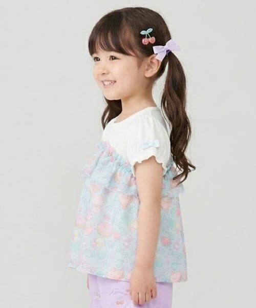 Pupil House / ピューピルハウス Tシャツ | スイーツモチーフ切り替えトップス | 詳細14