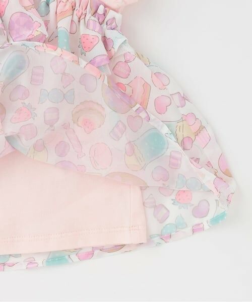 Pupil House / ピューピルハウス Tシャツ | オリジナルプリントシフォンドッキングTシャツ | 詳細5